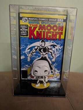 Marvel Moon Knight Figurine Display - White and Black Home Accent